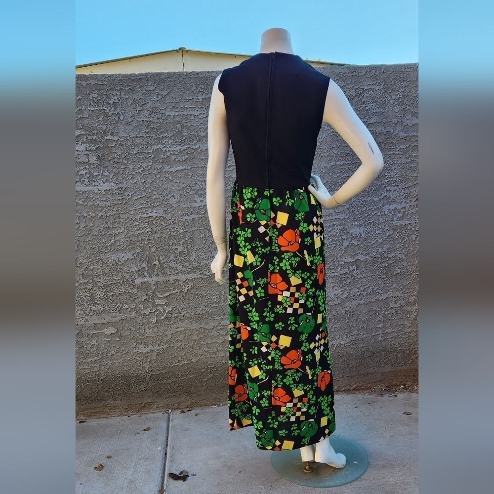 Vintage 1970's Sleeveless Maxi Dress - Picture 6 of 11